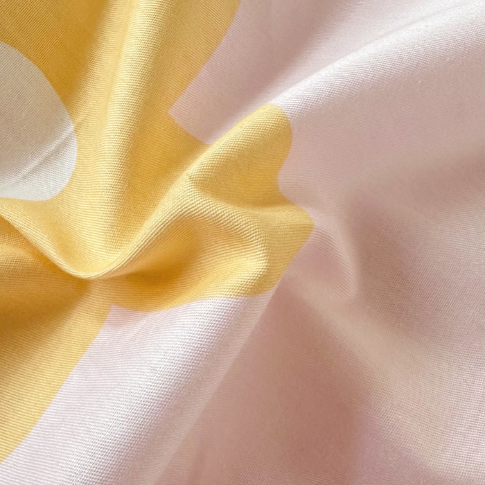 91家纺网 家纺一手货源 找家纺 小叮当家纺仓储工厂店 （爆款花型 长期款 不断货）2025新款小清新印花条纹卡通花卉纯棉全棉单品系列--单床单 蜜桃桃