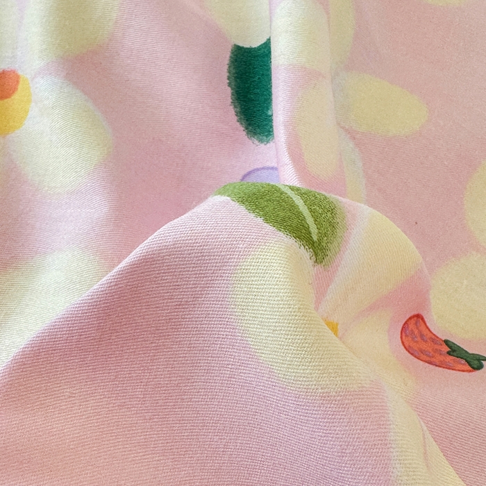 91家纺网 家纺一手货源 找家纺 小叮当家纺仓储工厂店 （爆款花型 长期款 不断货）2025新款小清新印花条纹卡通花卉纯棉全棉单品系列--单床单 花满城-粉