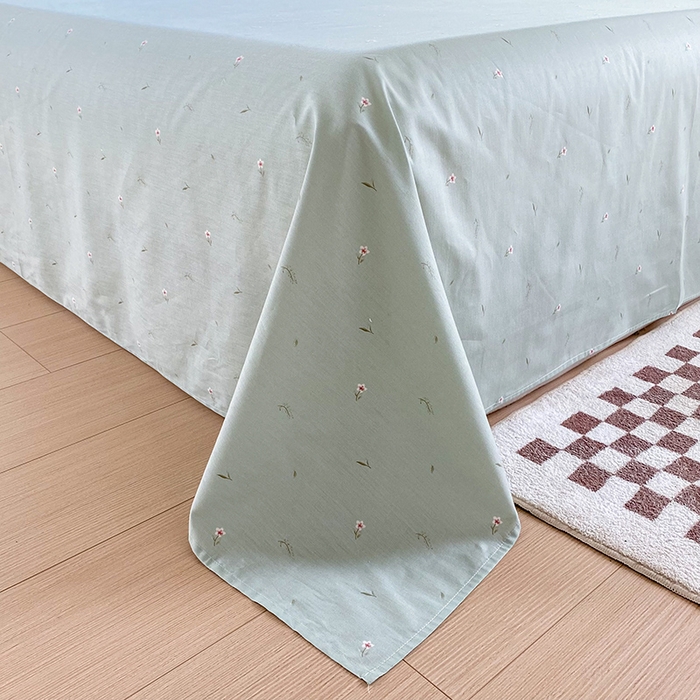 91家纺网 家纺一手货源 找家纺 小叮当家纺仓储工厂店 （爆款花型 长期款 不断货）2025新款小清新印花条纹卡通花卉纯棉全棉单品系列--单床单 花千骨