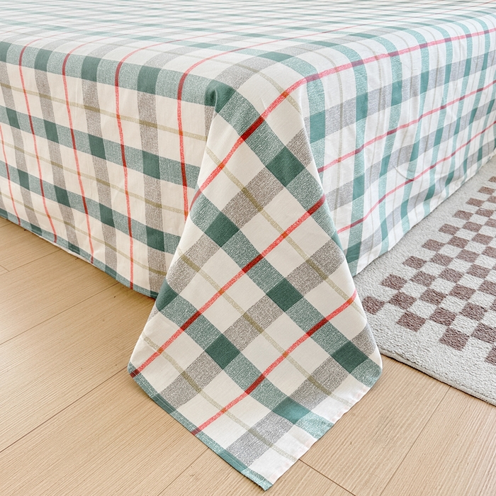 91家纺网 家纺一手货源 找家纺 小叮当家纺仓储工厂店 （爆款花型 长期款 不断货）2025新款小清新印花条纹卡通花卉纯棉全棉单品系列--单床单 巴黎岛