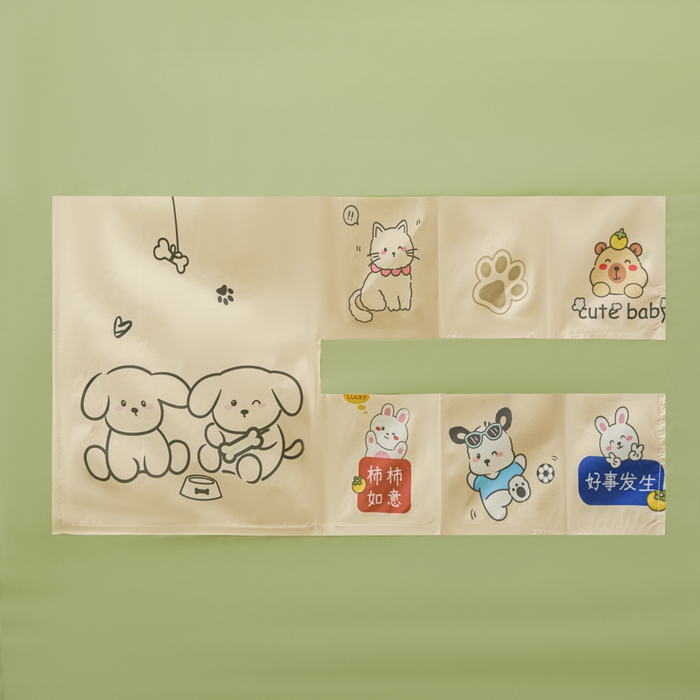 91家纺网 家纺一手货源 找家纺 世婕 2025新款防蚊帐纱植绒遮光帘二合一双层学生蚊帐系列-提花款 提花款-抹茶绿