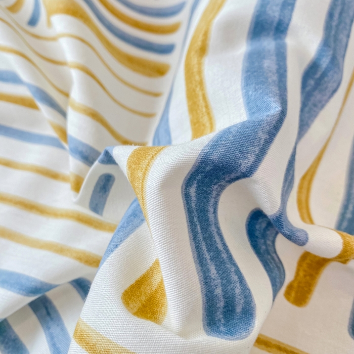 91家纺网 家纺一手货源 找家纺 小叮当家纺仓储工厂店 （爆款花型 长期款 不断货）2025新款小清新印花条纹卡通花卉纯棉全棉单品系列--单床单 条纹时代