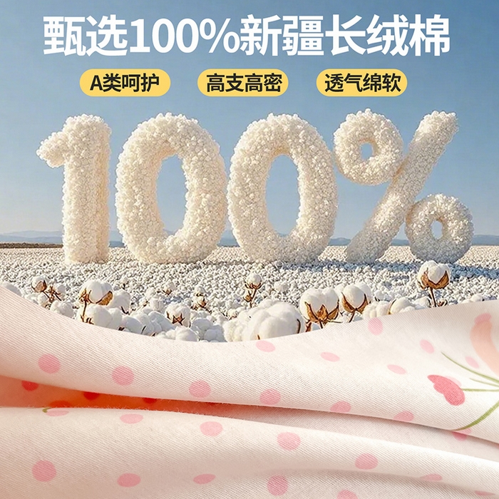91家纺网 家纺一手货源 找家纺 （总）西域种棉人·千百笠 2025新款全棉纯棉大学生宿舍100%新疆棉花被子被褥一整套枕头床垫三件套六件套
