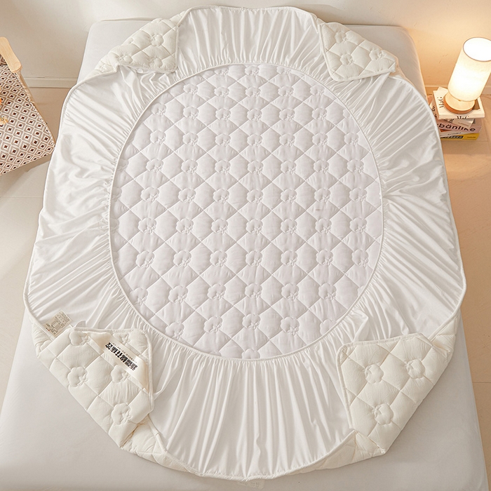 91家纺网 家纺一手货源 找家纺 （总）西域种棉人·千百笠 2025新款A类抗菌100%新疆棉花填充夹棉纯棉床笠母婴级床笠单件床罩保护罩套全