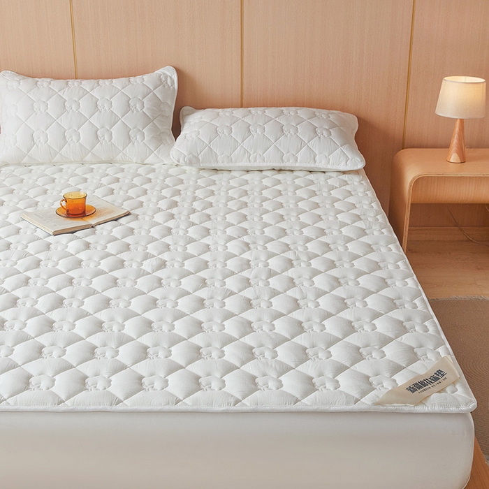 91家纺网 家纺一手货源 找家纺 （总）西域种棉人·千百笠 2025新款A类抗菌100%新疆棉花填充夹棉床垫床护垫软垫床褥子单人双人学生垫