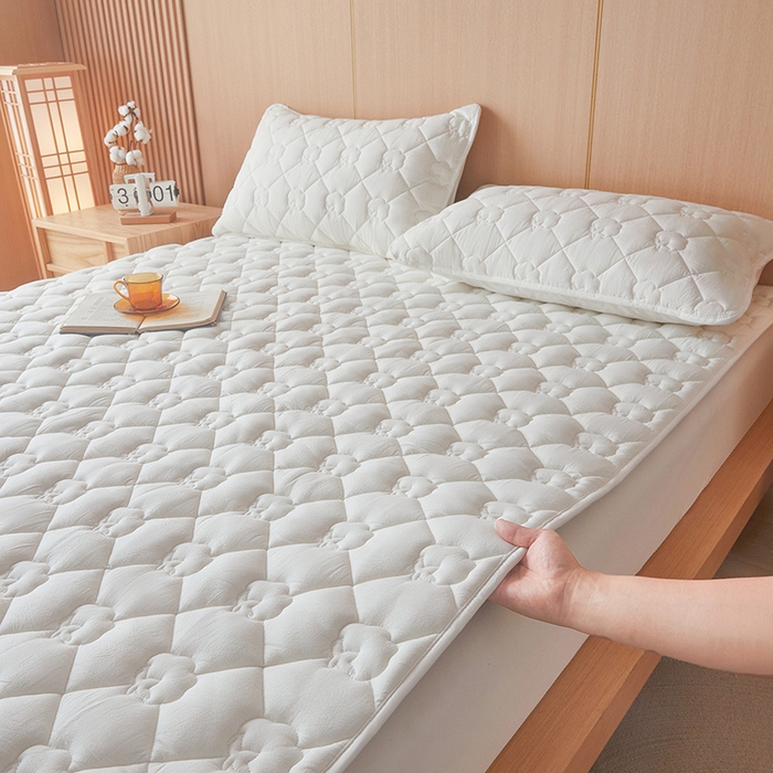 91家纺网 家纺一手货源 找家纺 （总）西域种棉人·千百笠 2025新款A类抗菌100%新疆棉花填充夹棉床垫床护垫软垫床褥子单人双人学生垫