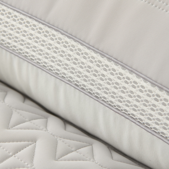 91家纺网 家纺一手货源 找家纺 蝶飞舞 2025新款刺绣冰丝凉感枕头枕芯 灰色 面包枕48*74cm/900g