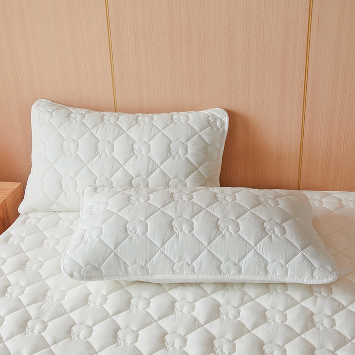 91家纺网 家纺一手货源 找家纺 西域种棉人·千百笠 2025新款A类抗菌100%新疆棉花填充夹棉床垫床护垫软垫床褥子单人双人学生垫 娴雅软垫-白