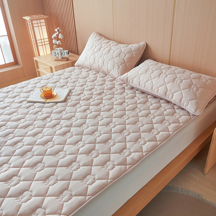 91家纺网 家纺一手货源 找家纺 西域种棉人·千百笠 2025新款A类抗菌100%新疆棉花填充夹棉床垫床护垫软垫床褥子单人双人学生垫 娴雅软垫-咖