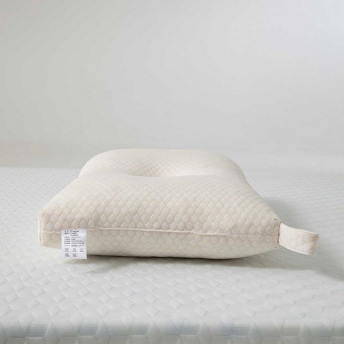 91家纺网 家纺一手货源 找家纺 蝶飞舞 2025新款记忆棉水立方保健舒睡枕头枕芯 米色 30*50cm