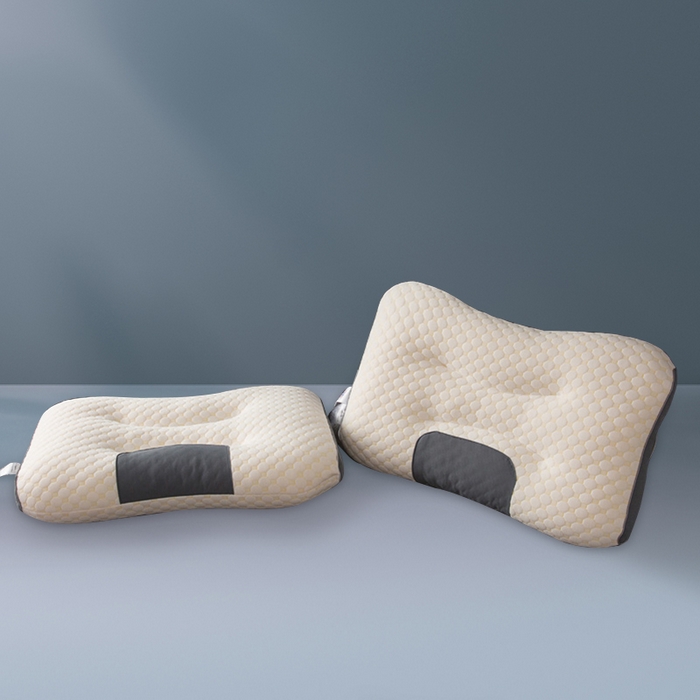 91家纺网 家纺一手货源 找家纺 （总）蝶飞舞 2025新款spa针织棉3D按摩枕助睡眠枕头枕芯