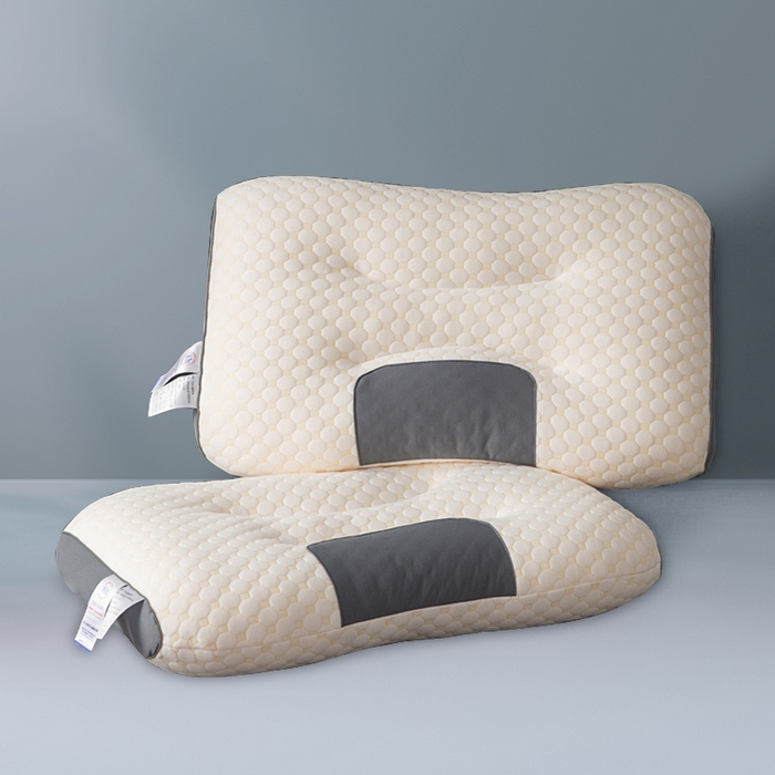 91家纺网 家纺一手货源 找家纺 （总）蝶飞舞 2025新款spa针织棉3D按摩枕助睡眠枕头枕芯