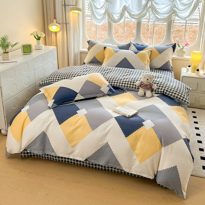 91家纺网 家纺一手货源 找家纺 西域种棉人·千百笠 2025新款全棉纯棉大学生宿舍100%新疆棉花被子被褥一整套枕头床垫三件套六件套 格致生活