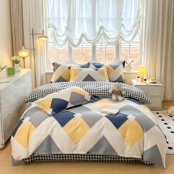 91家纺网 家纺一手货源 找家纺 西域种棉人·千百笠 2025新款全棉纯棉大学生宿舍100%新疆棉花被子被褥一整套枕头床垫三件套六件套 格致生活