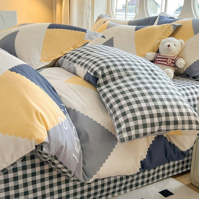 91家纺网 家纺一手货源 找家纺 西域种棉人·千百笠 2025新款全棉纯棉大学生宿舍100%新疆棉花被子被褥一整套枕头床垫三件套六件套 格致生活