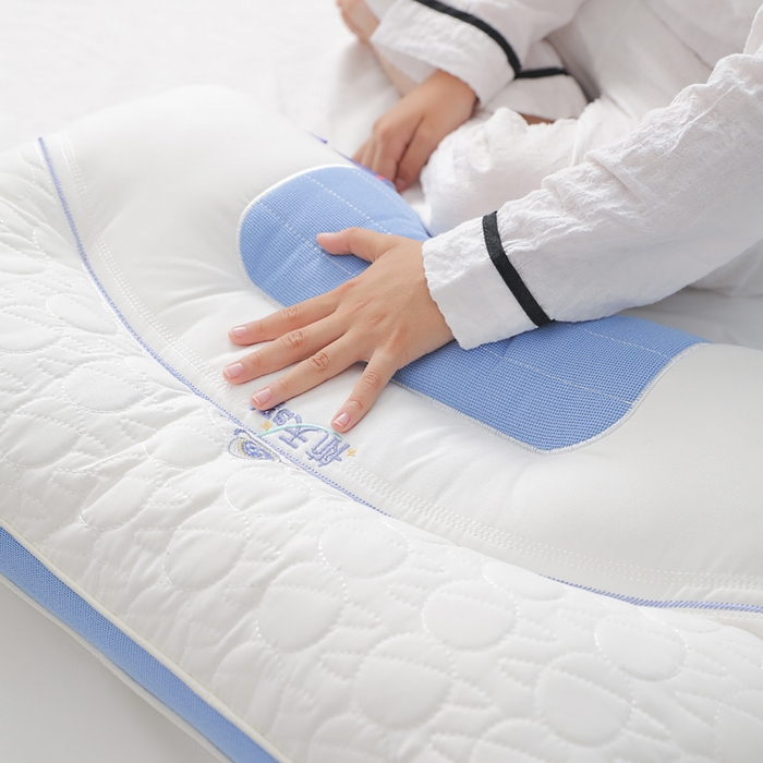 91家纺网 家纺一手货源 找家纺 蝶飞舞 2025新款spa航空太仓按摩枕头枕芯 航天spa学生款1100g 单只