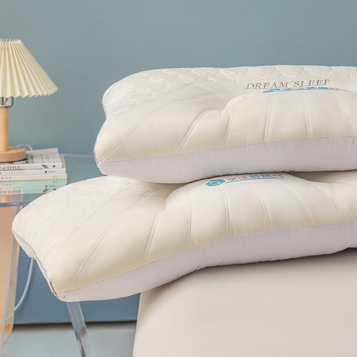 91家纺网 家纺一手货源 找家纺 蝶飞舞 2025新款乳胶深睡枕头枕芯 零压舒睡枕 成人款800g