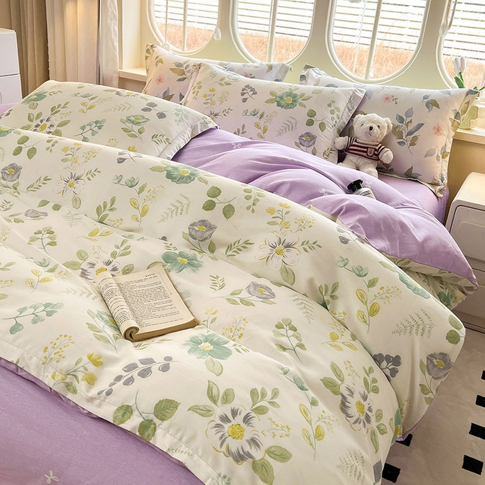 91家纺网 家纺一手货源 找家纺 西域种棉人·千百笠 2025新款全棉纯棉大学生宿舍100%新疆棉花被子被褥一整套枕头床垫三件套六件套 兰亭花絮