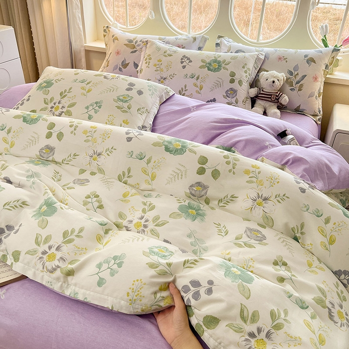 91家纺网 家纺一手货源 找家纺 西域种棉人·千百笠 2025新款全棉纯棉大学生宿舍100%新疆棉花被子被褥一整套枕头床垫三件套六件套 兰亭花絮