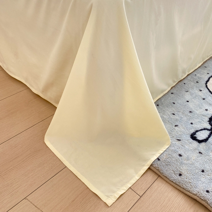 91家纺网 家纺一手货源 找家纺 雨帆家纺 2025新款时尚印花水洗棉混搭四件套 蓝格芝士