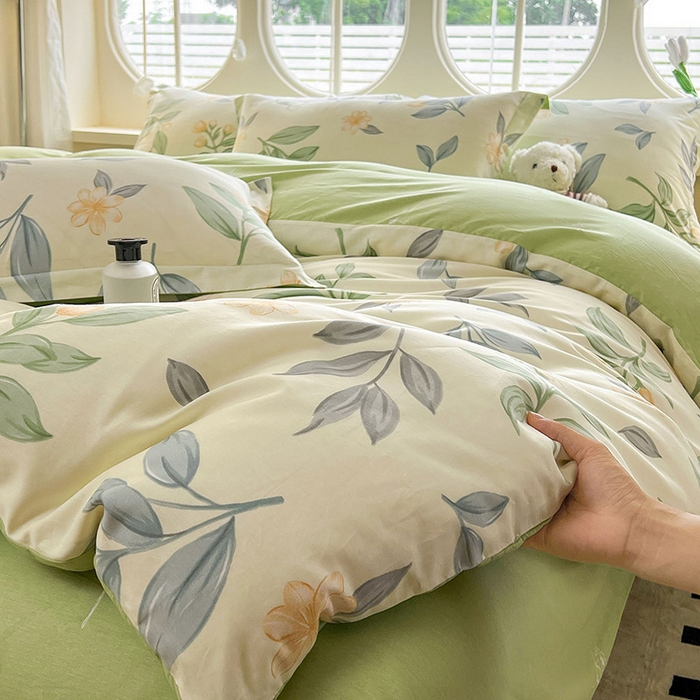 91家纺网 家纺一手货源 找家纺 西域种棉人·千百笠 2025新款全棉纯棉大学生宿舍100%新疆棉花被子被褥一整套枕头床垫三件套六件套 梦幻香叶