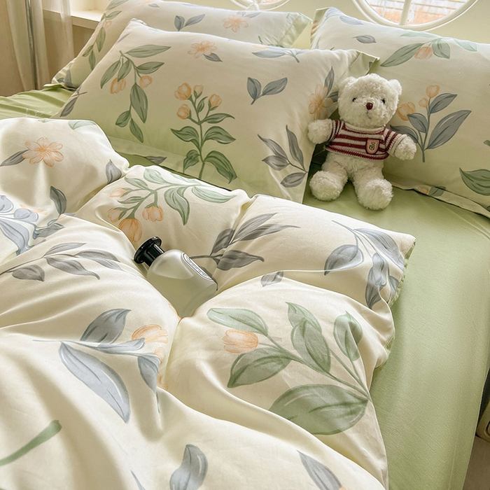 91家纺网 家纺一手货源 找家纺 西域种棉人·千百笠 2025新款全棉纯棉大学生宿舍100%新疆棉花被子被褥一整套枕头床垫三件套六件套 梦幻香叶