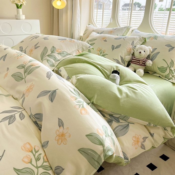 91家纺网 家纺一手货源 找家纺 西域种棉人·千百笠 2025新款全棉纯棉大学生宿舍100%新疆棉花被子被褥一整套枕头床垫三件套六件套 梦幻香叶