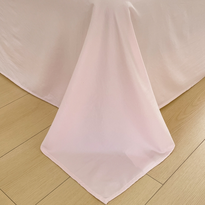 91家纺网 家纺一手货源 找家纺 雨帆家纺 2025新款时尚印花水洗棉混搭四件套 奶粉紫格