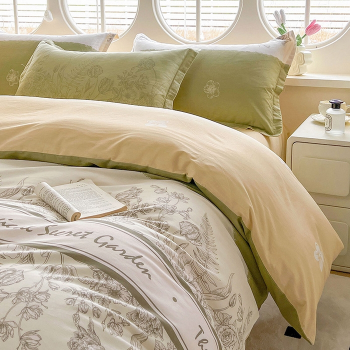 91家纺网 家纺一手货源 找家纺 西域种棉人·千百笠 2025新款全棉纯棉大学生宿舍100%新疆棉花被子被褥一整套枕头床垫三件套六件套 魔法花园