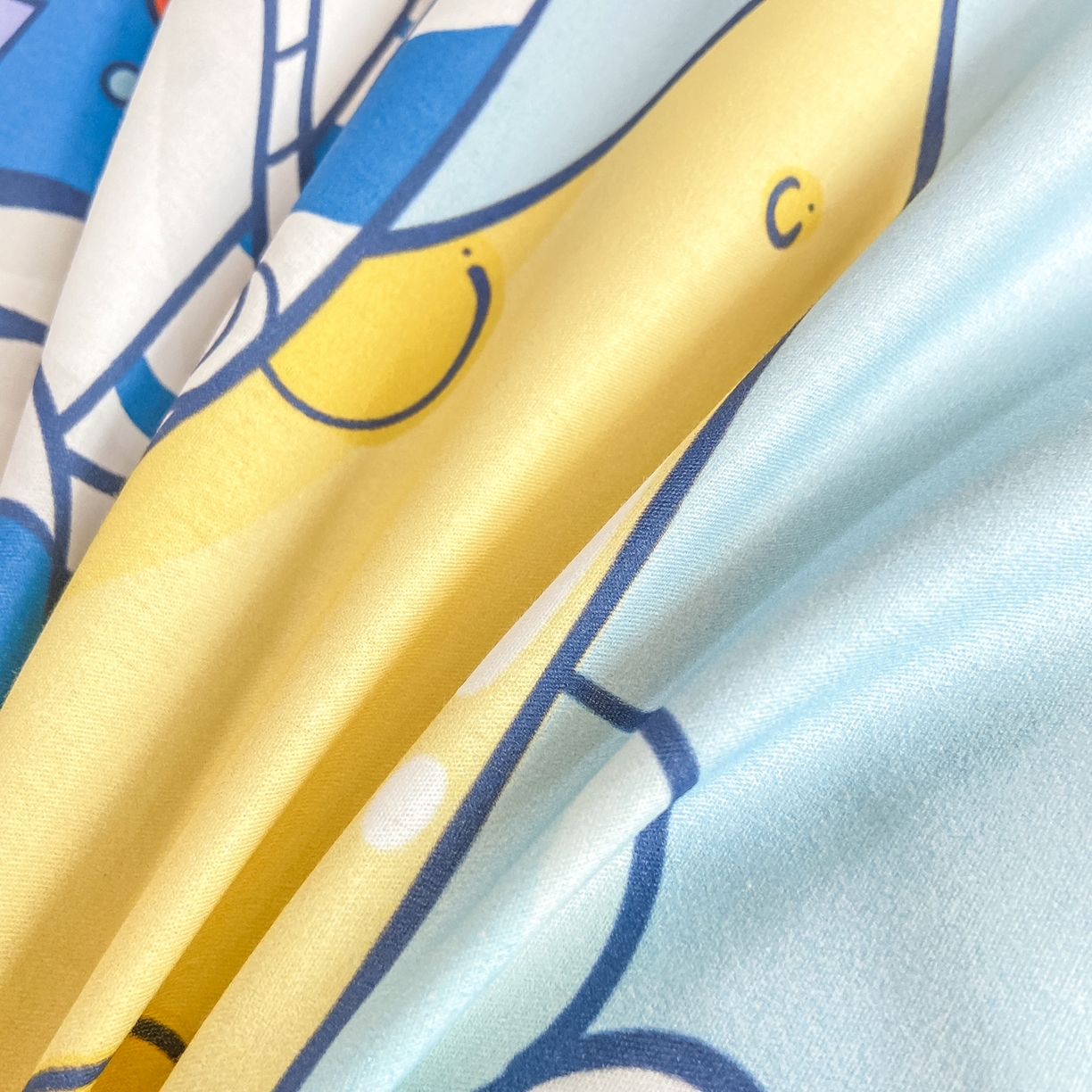 91家纺网 家纺一手货源 找家纺 博雅 2025新款全棉纯棉学生宿舍上下铺六件套-宇航员系列 绘画宇航员