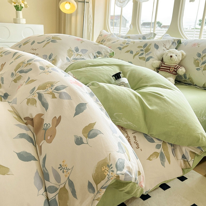 91家纺网 家纺一手货源 找家纺 西域种棉人·千百笠 2025新款全棉纯棉大学生宿舍100%新疆棉花被子被褥一整套枕头床垫三件套六件套 同伴小兔