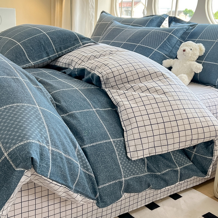 91家纺网 家纺一手货源 找家纺 西域种棉人·千百笠 2025新款全棉纯棉大学生宿舍100%新疆棉花被子被褥一整套枕头床垫三件套六件套 星空艾格