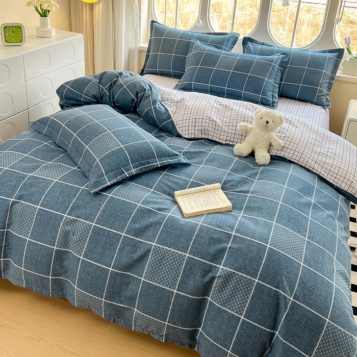 91家纺网 家纺一手货源 找家纺 西域种棉人·千百笠 2025新款全棉纯棉大学生宿舍100%新疆棉花被子被褥一整套枕头床垫三件套六件套 星空艾格