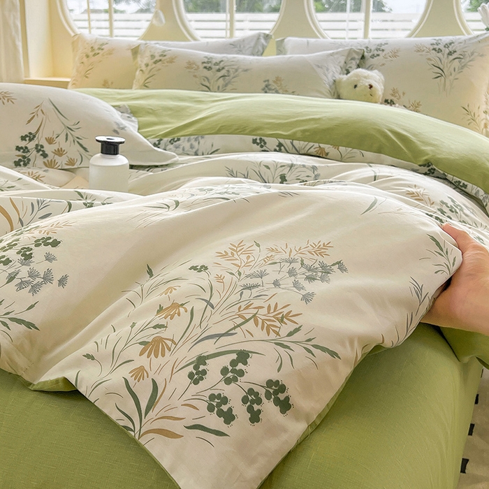 91家纺网 家纺一手货源 找家纺 西域种棉人·千百笠 2025新款全棉纯棉大学生宿舍100%新疆棉花被子被褥一整套枕头床垫三件套六件套 叶莱婉香