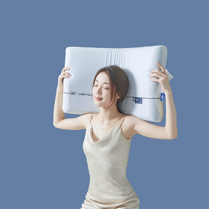 91家纺网 家纺一手货源 找家纺 蝶飞舞 2025新款pro二代零压力慢回弹 三拼记忆枕头枕芯 三芯记忆枕 70*42*12cm