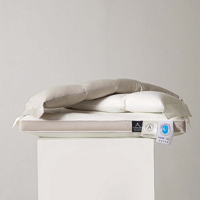 91家纺网 家纺一手货源 找家纺 蝶飞舞 2025新款全棉可拆卸护颈枕头枕芯护耳牵引枕头枕芯 护耳枕-对装 48*74/1000g