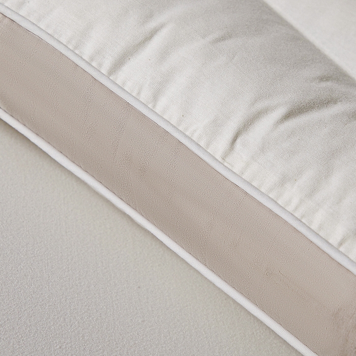 91家纺网 家纺一手货源 找家纺 蝶飞舞 2025新款全棉可拆卸护颈枕头枕芯护耳牵引枕头枕芯 护耳枕-单只 48*74/1000g