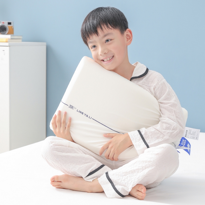 蝶飞舞 2025新款第三代升级款童款深睡眠零压记忆枕  白色芯 48*30*6cm