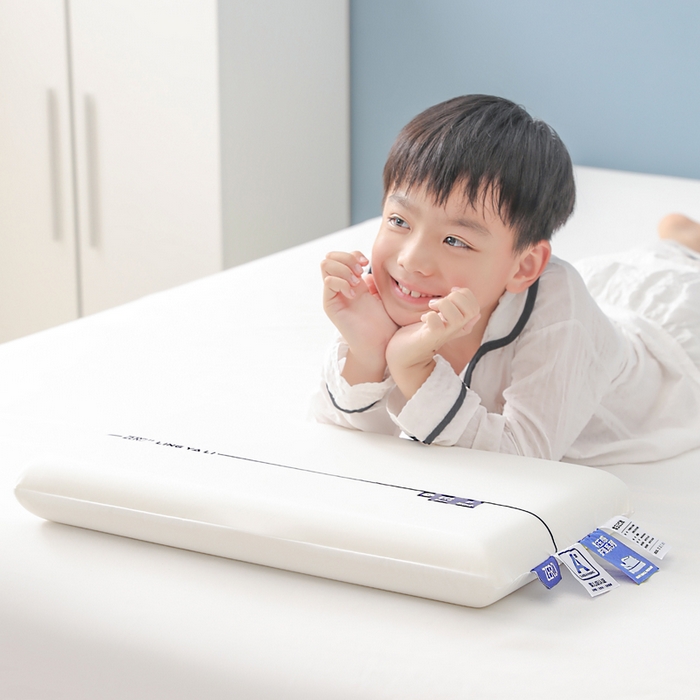 91家纺网 家纺一手货源 找家纺 蝶飞舞 2025新款第三代升级款童款深睡眠零压记忆枕  白色芯 40*60*8cm