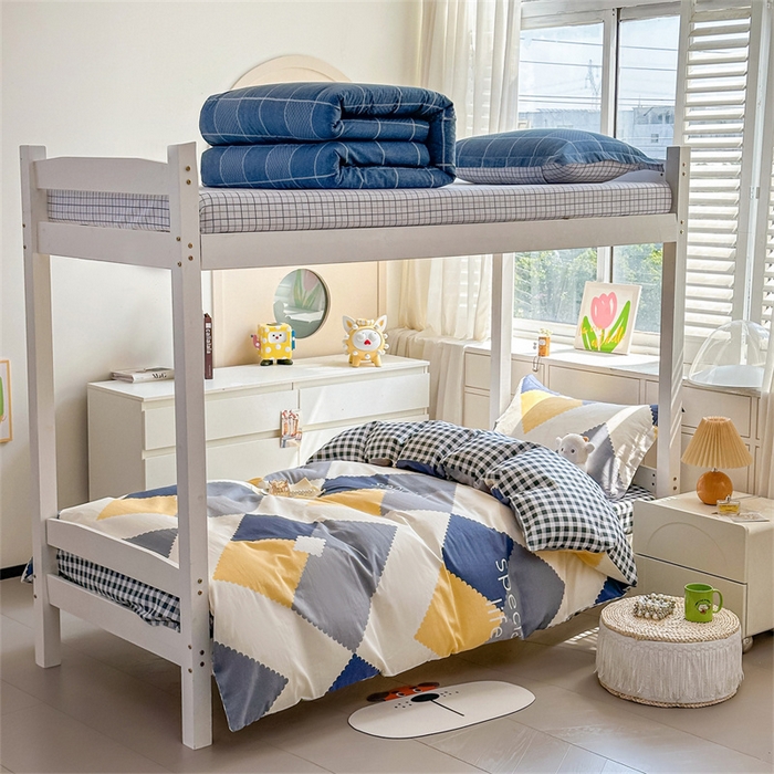 91家纺网 家纺一手货源 找家纺 西域种棉人·千百笠 2025新款全棉纯棉六件套大学生宿舍100%新疆棉花被子被褥一整套枕头床垫三件套 格致生活