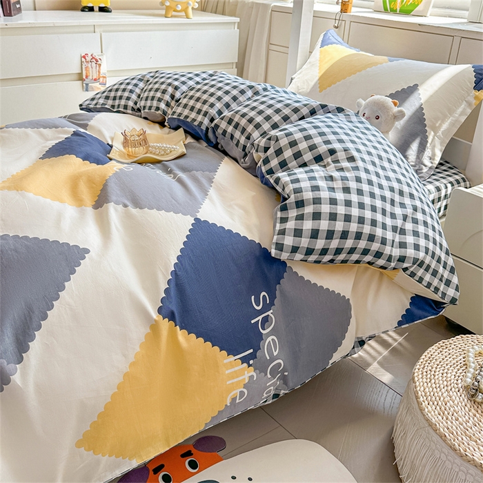 91家纺网 家纺一手货源 找家纺 西域种棉人·千百笠 2025新款全棉纯棉六件套大学生宿舍100%新疆棉花被子被褥一整套枕头床垫三件套 格致生活