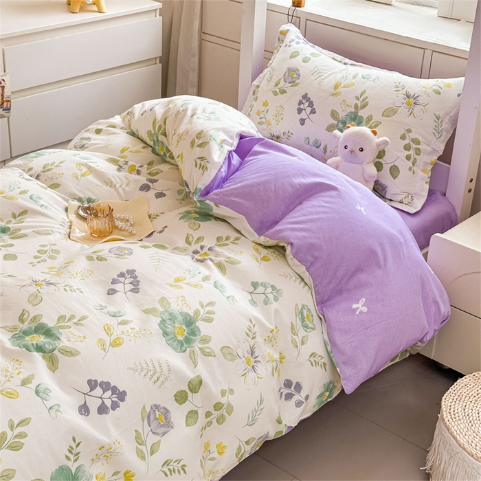 91家纺网 家纺一手货源 找家纺 西域种棉人·千百笠 2025新款全棉纯棉六件套大学生宿舍100%新疆棉花被子被褥一整套枕头床垫三件套 兰亭花絮