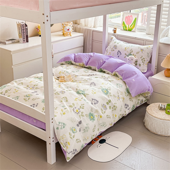 91家纺网 家纺一手货源 找家纺 西域种棉人·千百笠 2025新款全棉纯棉六件套大学生宿舍100%新疆棉花被子被褥一整套枕头床垫三件套 兰亭花絮