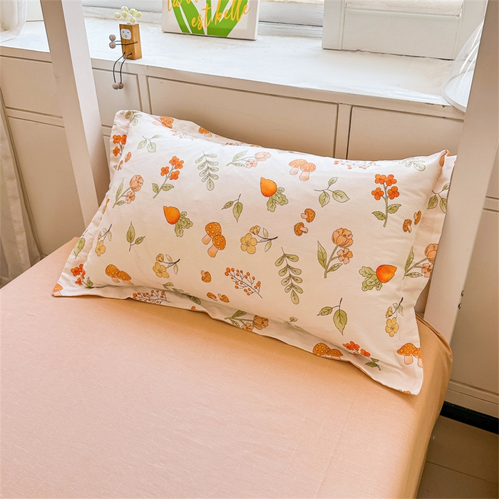 91家纺网 家纺一手货源 找家纺 西域种棉人·千百笠 2025新款全棉纯棉六件套大学生宿舍100%新疆棉花被子被褥一整套枕头床垫三件套 蘑菇花园