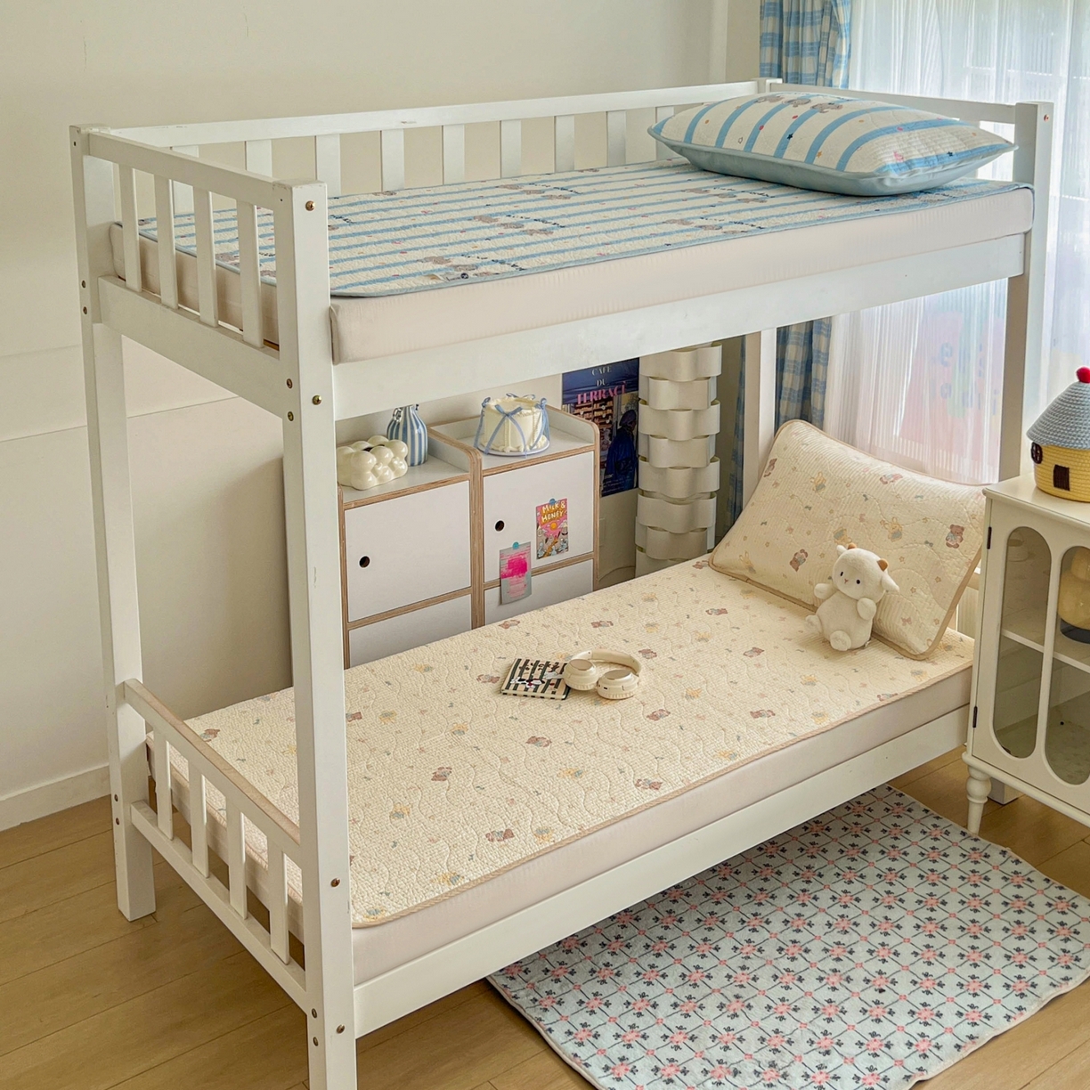 91家纺网 家纺一手货源 找家纺 （总）沐纯家居 2025新款学生款双面纯棉棉花床盖三件套