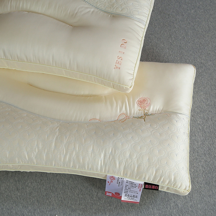 91家纺网 家纺一手货源 找家纺 （总）蝶飞舞 2025新款莱赛尔蚕丝蛋白枕头枕芯