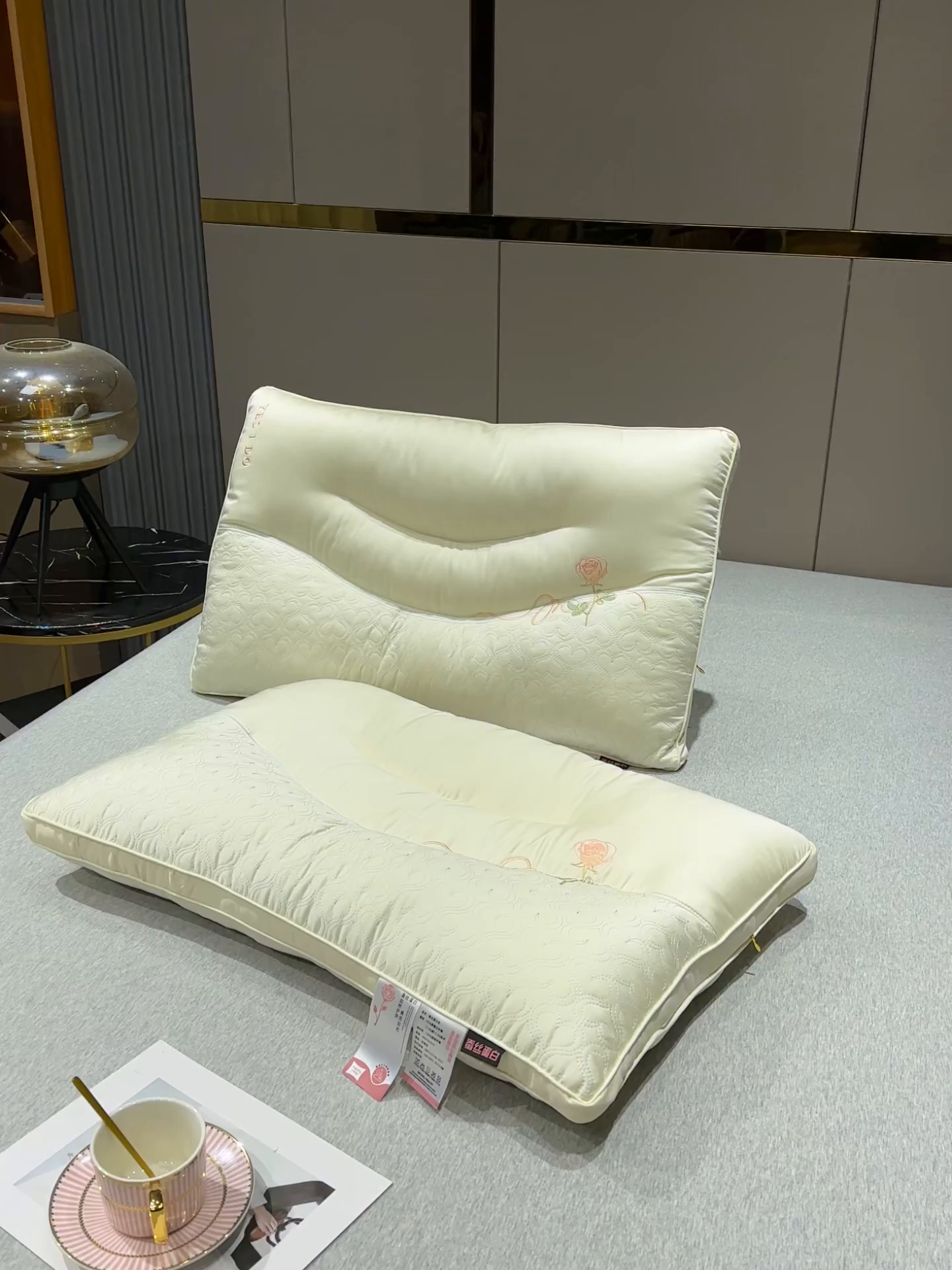 91家纺网 家纺一手货源 找家纺 （总）蝶飞舞 2025新款莱赛尔蚕丝蛋白枕头枕芯