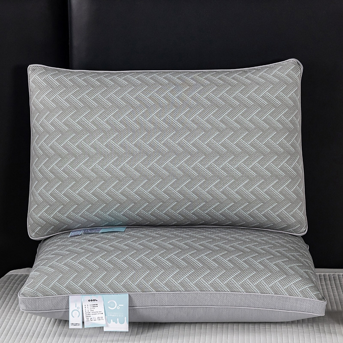 91家纺网 家纺一手货源 找家纺 （总）蝶飞舞 2025新款A类凉感丝黑曼巴风枕头枕芯