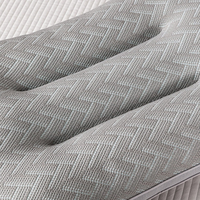 91家纺网 家纺一手货源 找家纺 蝶飞舞 2025新款A类凉感丝黑曼巴风枕头枕芯 保健枕-V型 48*74cm