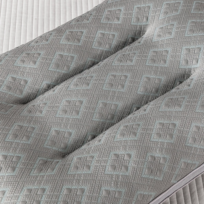 91家纺网 家纺一手货源 找家纺 蝶飞舞 2025新款A类凉感丝黑曼巴风枕头枕芯 保健枕-菱型 48*74cm